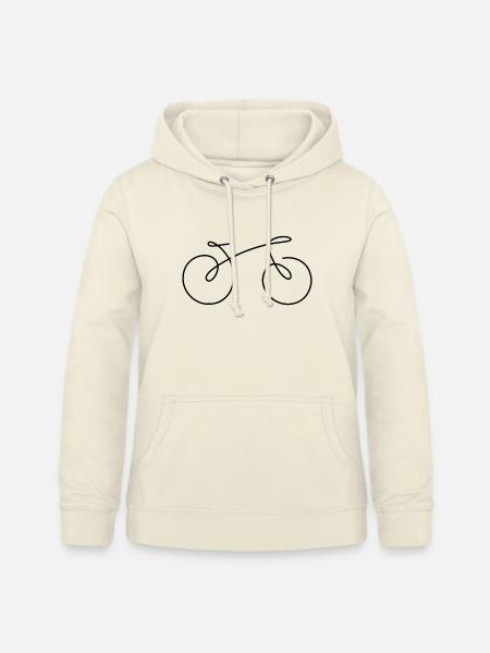Fahrrad Linie - Frauen Hoodie - Vanille-Milchshake