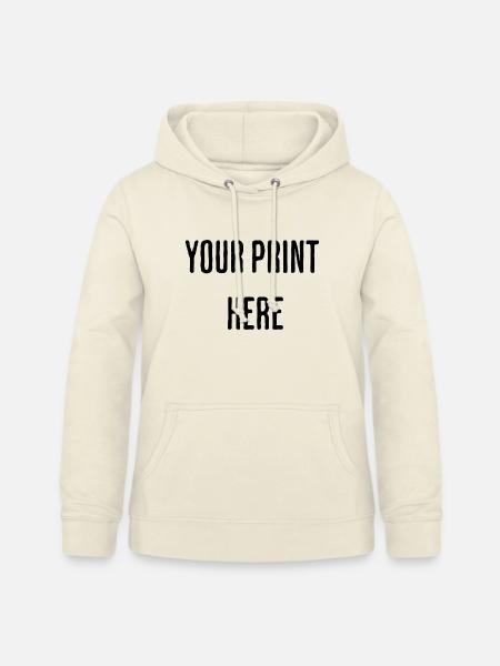 Your Print Here - Frauen Hoodie - Vanille-Milchshake
