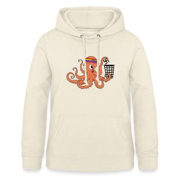 Oscar hasst Nazis - Frauen Hoodie - Vanille-Milchshake - Vorne - AI Model Female 172 light (172cm)