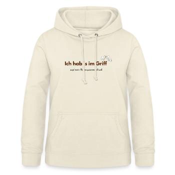Ich hab’s im Griff – sagt der Nervenzusammenbruch - Frauen Hoodie - Vanille-Milchshake - Vorne - AI Model Female 172 light (172cm)
