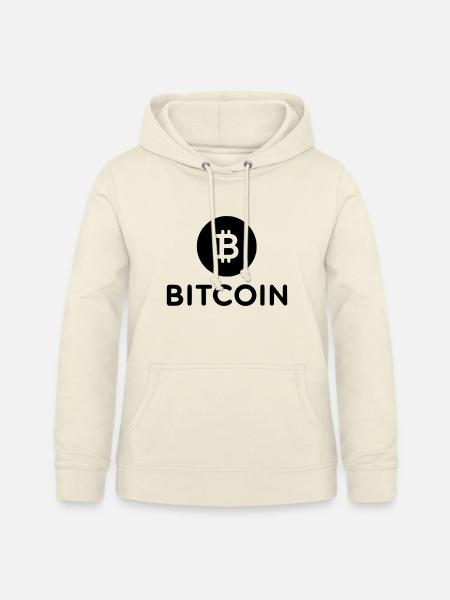 Bitcoin mit rundem Icon - Frauen Hoodie - Vanille-Milchshake