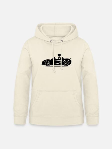 Auto Cabrio Frau - Frauen Hoodie - Vanille-Milchshake