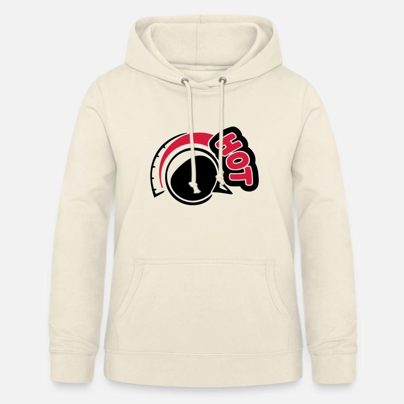 Chaud - Sweat à capuche Femme - vanille