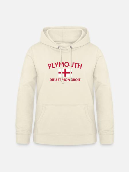 Plymouth Flagge Motto - Frauen Hoodie - Vanille-Milchshake