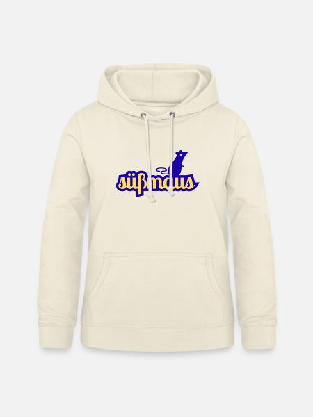 Süßmaus Silhouette Schrift - Frauen Hoodie - Vanille-Milchshake