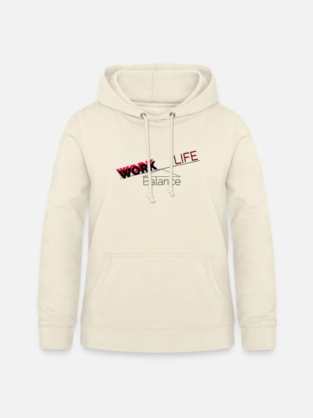 Work Life Balance - Frauen Hoodie - Vanille-Milchshake