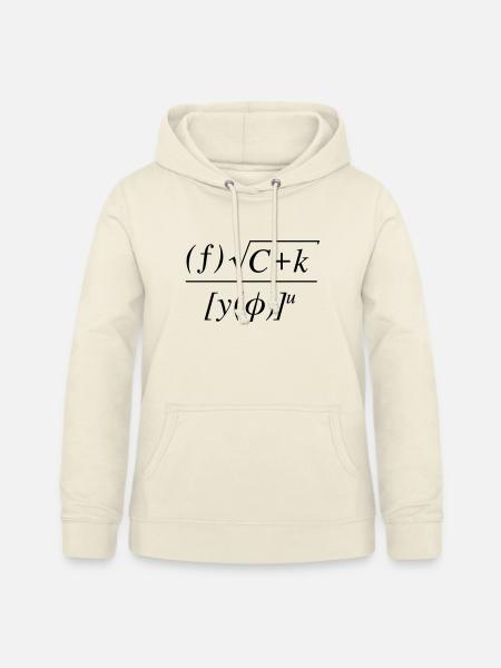 Mathe Gleichung f*ck you - Frauen Hoodie - Vanille-Milchshake