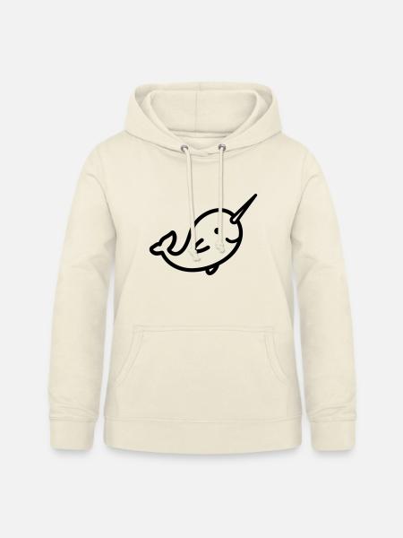 Narwal - Frauen Hoodie - Vanille-Milchshake