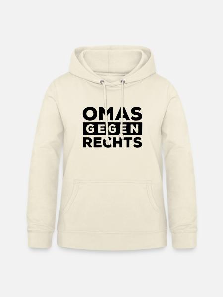 Omas gegen rechts - Frauen Hoodie - Vanille-Milchshake