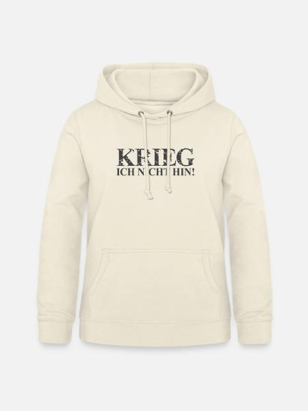 Krieg ich nicht hin! - Frauen Hoodie - Vanille-Milchshake