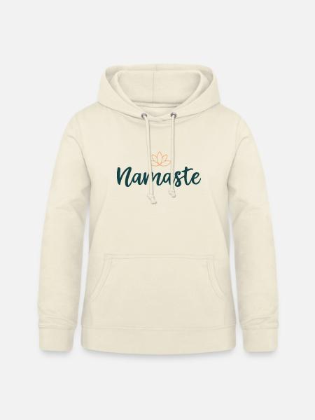 Namaste Lotus Calm Yoga - Frauen Hoodie - Vanille-Milchshake