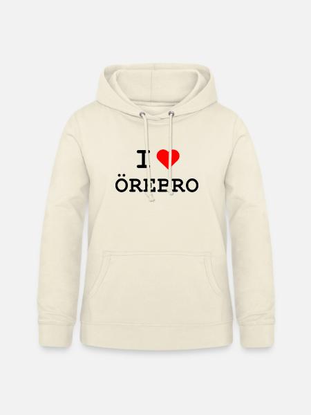 I love Örebro - Frauen Hoodie - Vanille-Milchshake