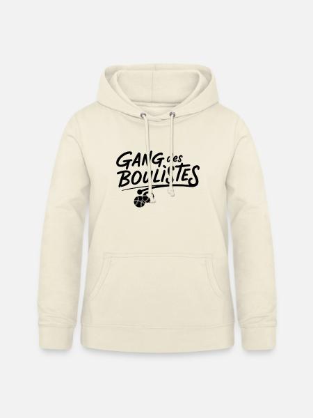 Pétanque, Pétanque-Fan, Bowler - Frauen Hoodie - Vanille-Milchshake