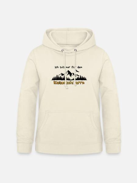 Kaiserschmarrn Berge wandern Spruch - Frauen Hoodie - Vanille-Milchshake