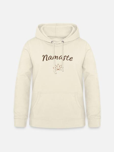 Namaste-Lotus-Bilanz - Frauen Hoodie - Vanille-Milchshake