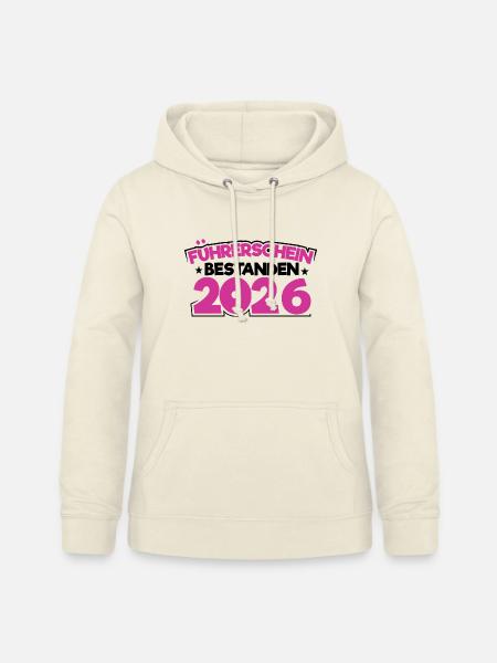 Führerschein 2026 Fahrprüfung Führerscheinprüfung - Frauen Hoodie - Vanille-Milchshake