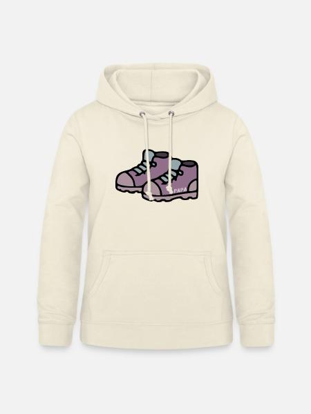 Wandern Wanderschuhe Papa - Frauen Hoodie - Vanille-Milchshake