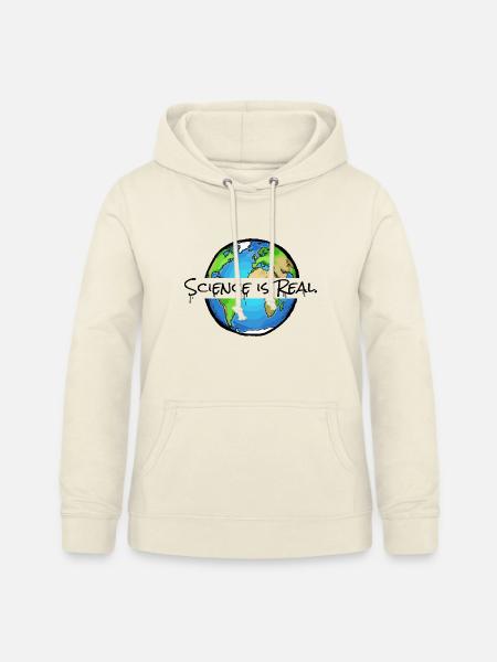 Science Is Real - Statement - Frauen Hoodie - Vanille-Milchshake