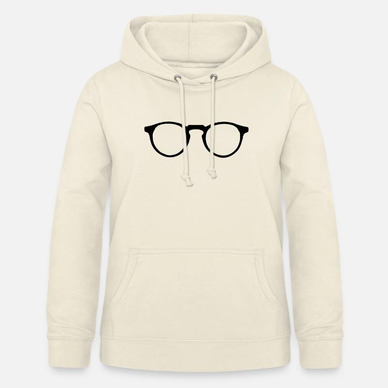Briller - Dame hoodie - vaniljemilkshake