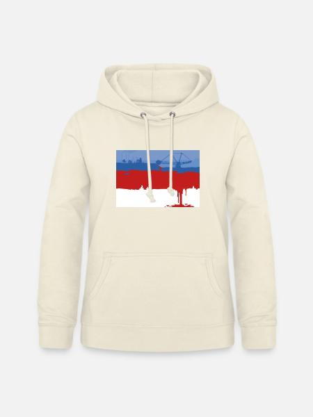 ŁUŽICA KRAWI - BRUNICA - Frauen Hoodie - Vanille-Milchshake