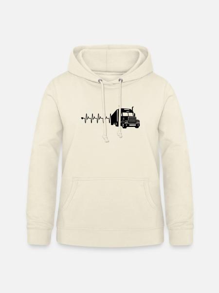 Lkw herzfrequenz - Frauen Hoodie - Vanille-Milchshake