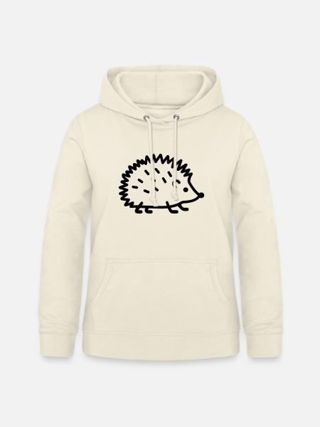 Igel - Frauen Hoodie - Vanille-Milchshake