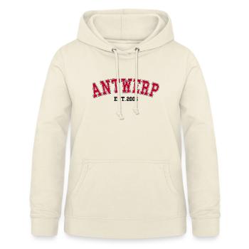 Antwerpen gegründet 2006 - Frauen Hoodie - Vanille-Milchshake - Vorne - AI Model Female 172 light (172cm)