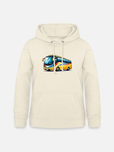 Reisebus Kunstdruck - Frauen Hoodie - Vanille-Milchshake