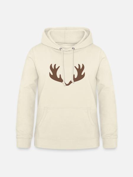Geweih - Frauen Hoodie - Vanille-Milchshake