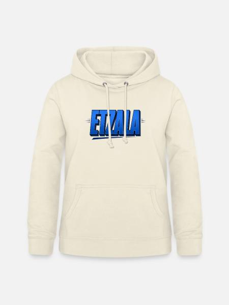 Etzala – fränkischer Mundart - Frauen Hoodie - Vanille-Milchshake
