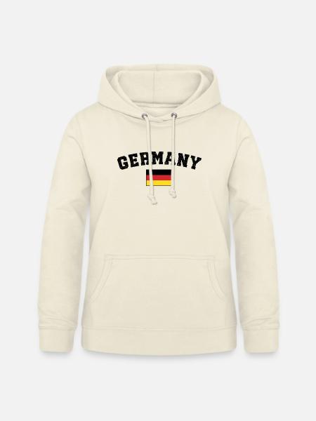 Deutsche deutsche Flagge - Frauen Hoodie - Vanille-Milchshake