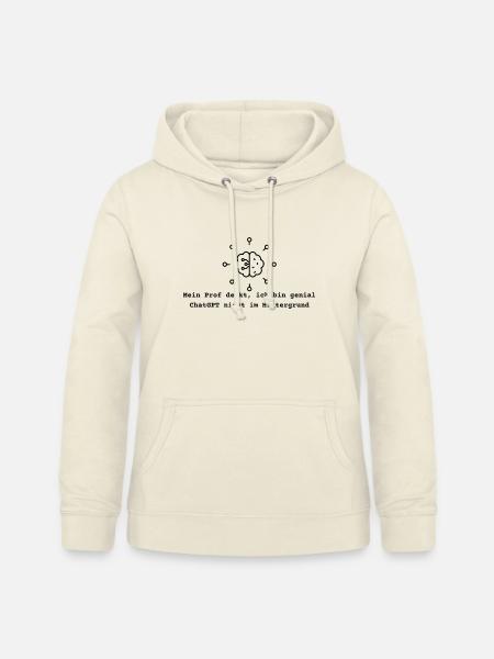KI Humor - Frauen Hoodie - Vanille-Milchshake