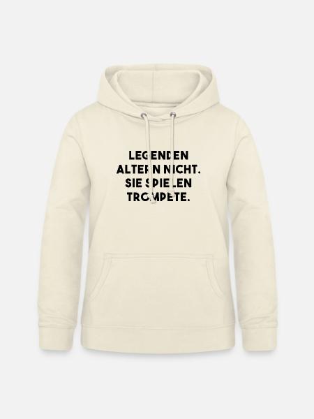 Trompete Shirt - Frauen Hoodie - Vanille-Milchshake