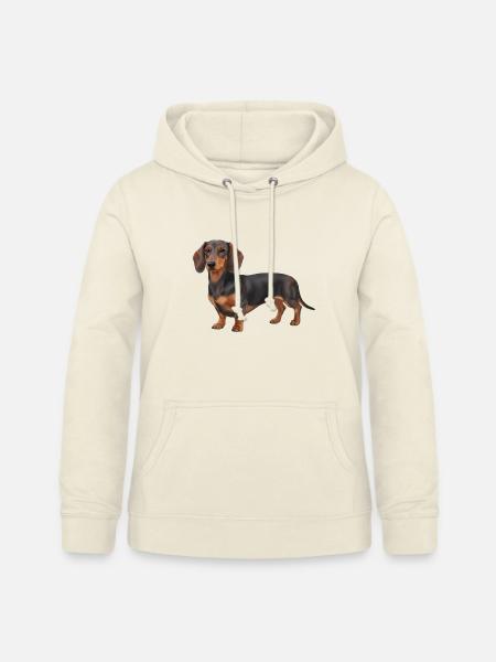 Dackel - Frauen Hoodie - Vanille-Milchshake