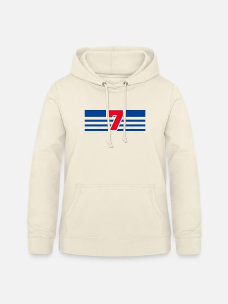 Nummer 7 Frankreich - Frauen Hoodie - Vanille-Milchshake