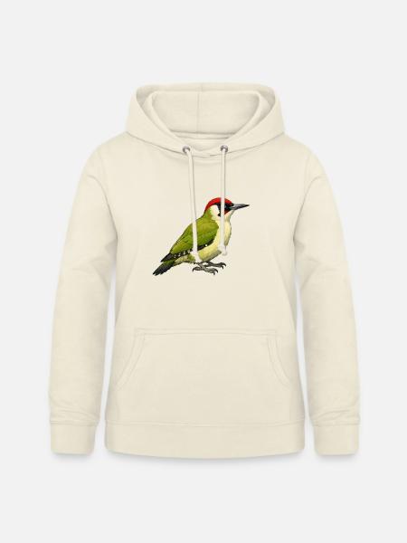 Grünspecht - Frauen Hoodie - Vanille-Milchshake
