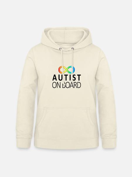Autist on Board: Neurodiversitäts-Aufkleber - Frauen Hoodie - Vanille-Milchshake