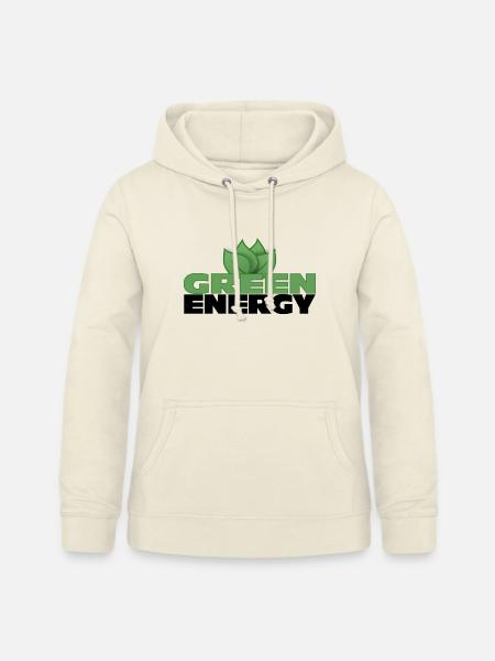 Green Energy - Nachhaltige Zukunft - Frauen Hoodie - Vanille-Milchshake