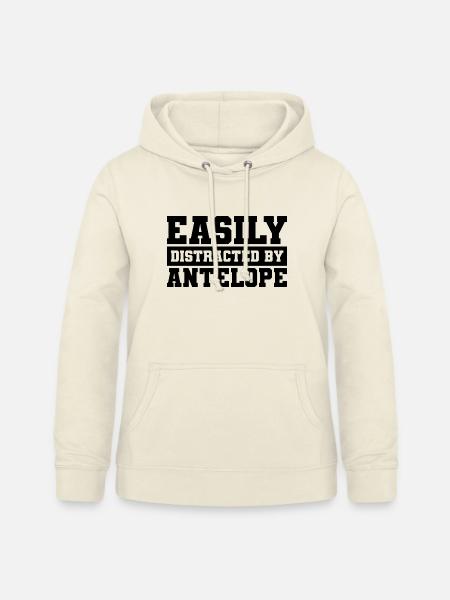 Antilope Spruch Humor - Frauen Hoodie - Vanille-Milchshake