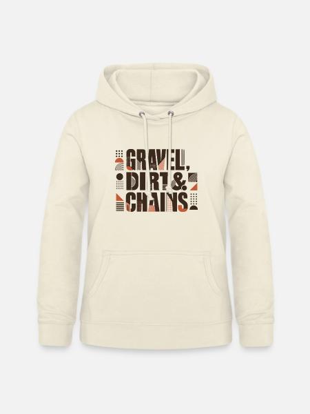 Gravel Dirt Chains - Frauen Hoodie - Vanille-Milchshake