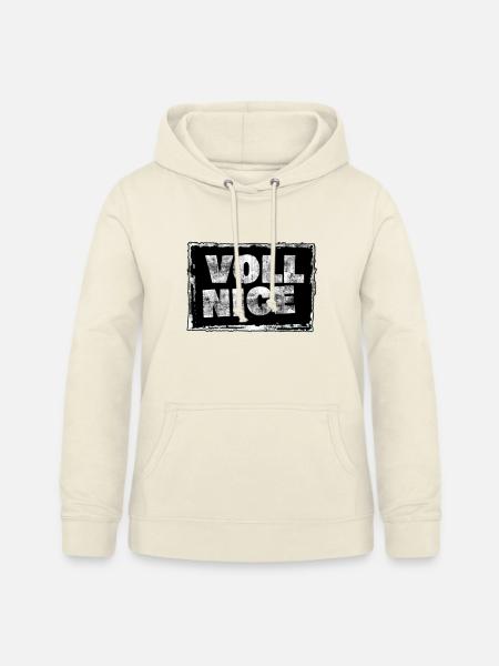 Voll Nice Grunge Shirtprint - Frauen Hoodie - Vanille-Milchshake