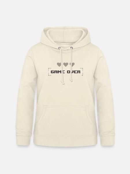 Game Over - Spiel vorbei - Frauen Hoodie - Vanille-Milchshake