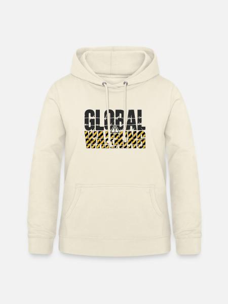Global Warning Klima - Frauen Hoodie - Vanille-Milchshake