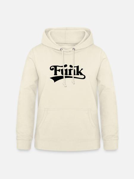 Funk Script-Logo-Design - Frauen Hoodie - Vanille-Milchshake