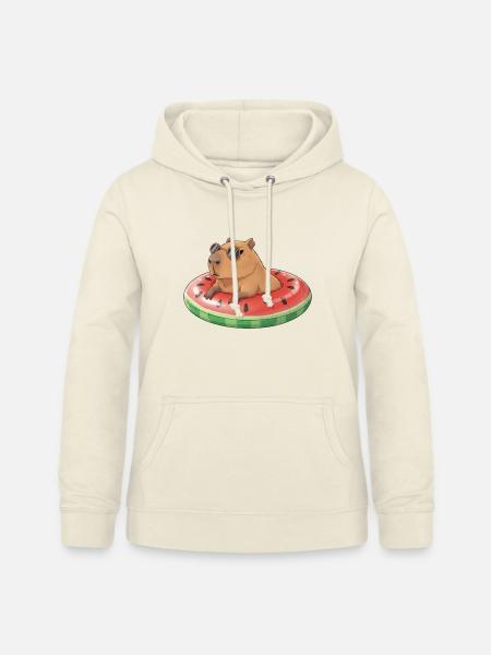 Capybara - Frauen Hoodie - Vanille-Milchshake