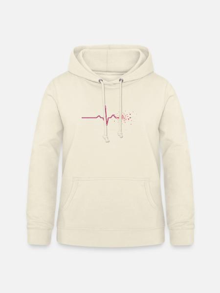 Neon Pulse: Verbindung verloren - Frauen Hoodie - Vanille-Milchshake