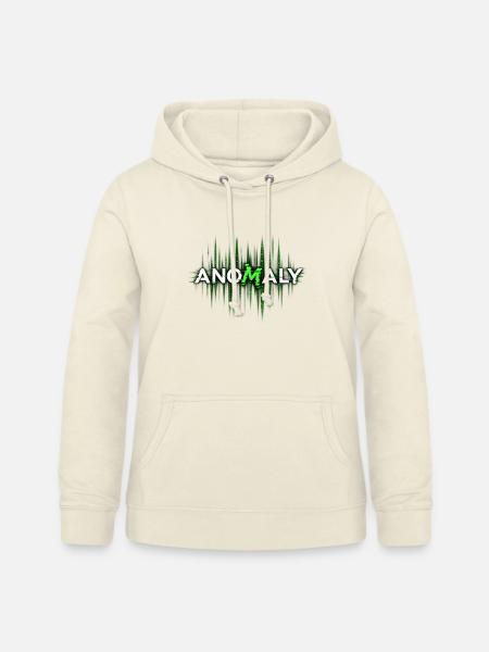 Anomaly Glitch Grün - Frauen Hoodie - Vanille-Milchshake