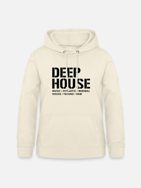 Deep-House-Musik - Frauen Hoodie - Vanille-Milchshake