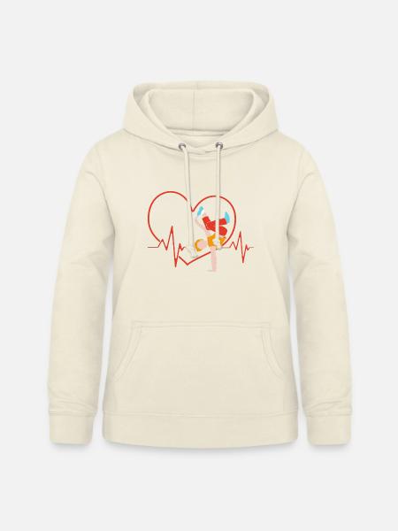 Breakdance - Frauen Hoodie - Vanille-Milchshake