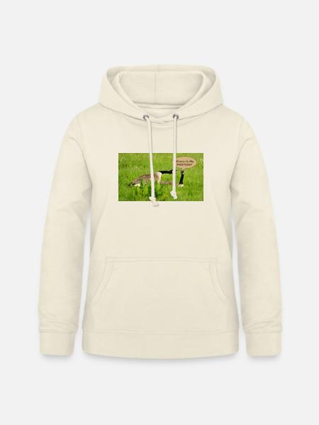 Gans - Wo ist mein Protein - Frauen Hoodie - Vanille-Milchshake
